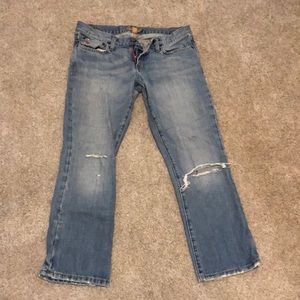 Vintage A&F 5 pocket low rise slim straight jeans